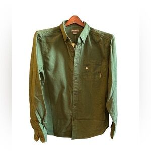 Eddie Bauer green  Long Sleeve‎ Button Down Shirt Size M